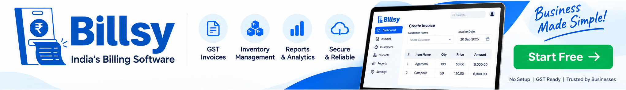 Billsy Billing Software