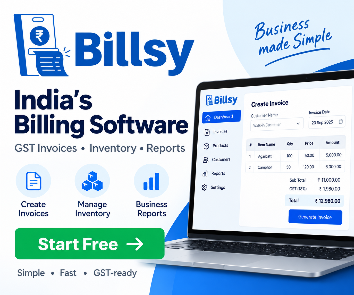 Billsy Ad